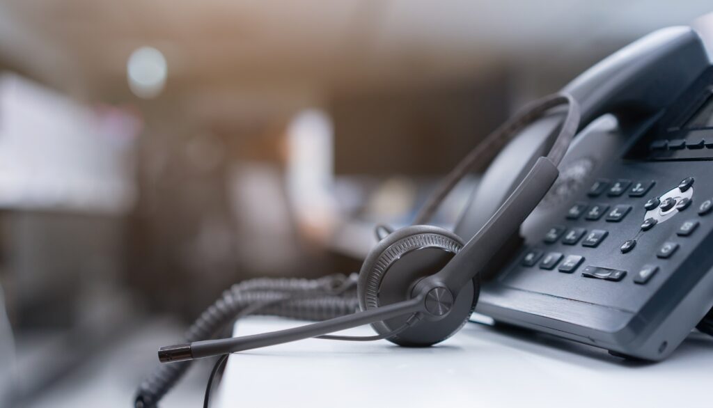 call center phone setup